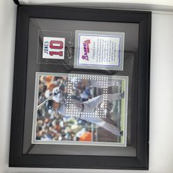 Framed Chipper Jones Atlanta Braves Limited Edition Collector Display (500 Made)