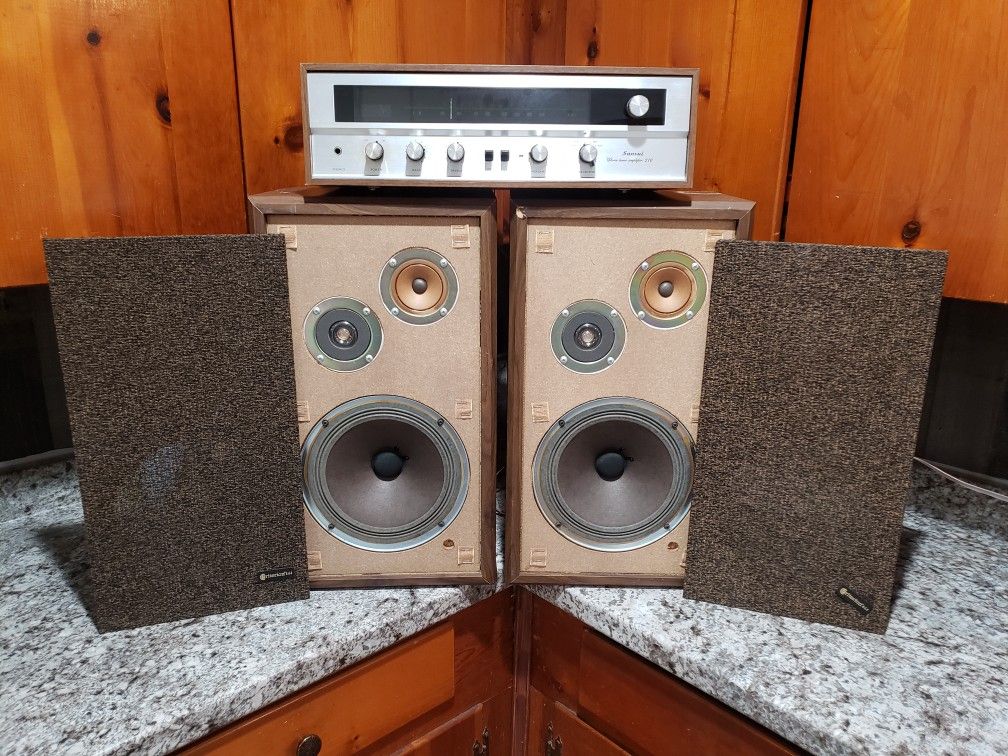 Sansui 210 Stereo + Criterion 444 Speakers 