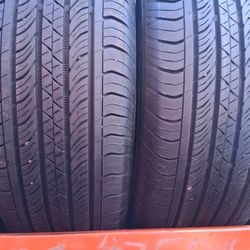 2 semi New Tires 225/65r17 continental 🤑 free Installation ‼️