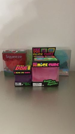 Real and unopened needohs and Squishys