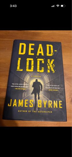 Deadlock by James Byrne Hardcover Thriller