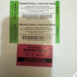 Fair Tickets / Parking Pass 