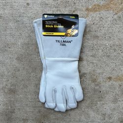 NEW Tillman 750L Premium Elkskin Stick Welding Gloves Large 750