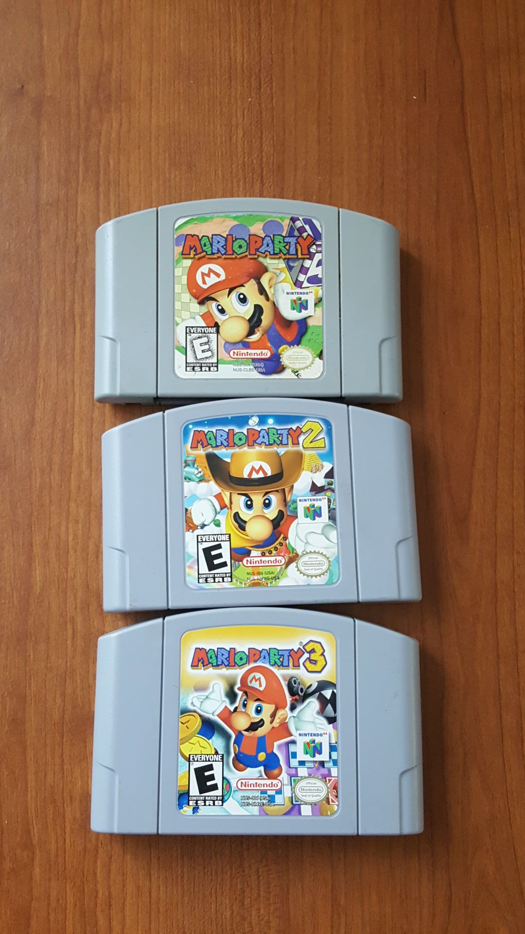 Mario party 1, 2, 3 fot n64 nintemdo 64