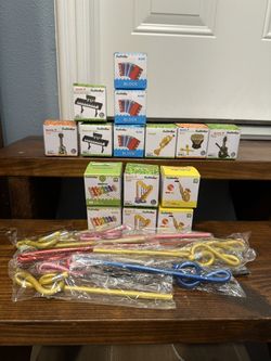 Musical Instrument Building Blocks And Musical Note Pencils