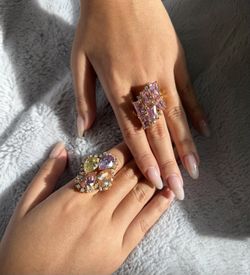 Crystal Statement Rings – Multiple Styles & Sizes