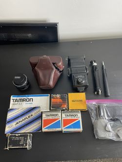 Jenaflex SLR with a Carl Zeiss lens With A Ton Of Accessories