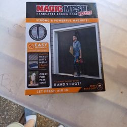 Magic Mesh Garage Door