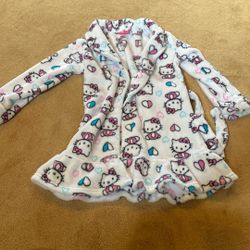 Hello kitty Bathrobe, Girl Size 8