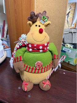 Plush Reindeer Gift / Card Holder