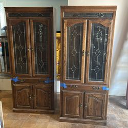 FREE in Tujunga  Beautiful Cabinet Display Unit for TV and Display Collectibles