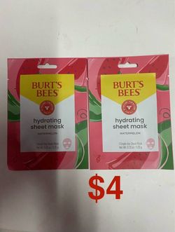 Burt's Bees Watermelon Hydrating Sheet Mask 2-Pack