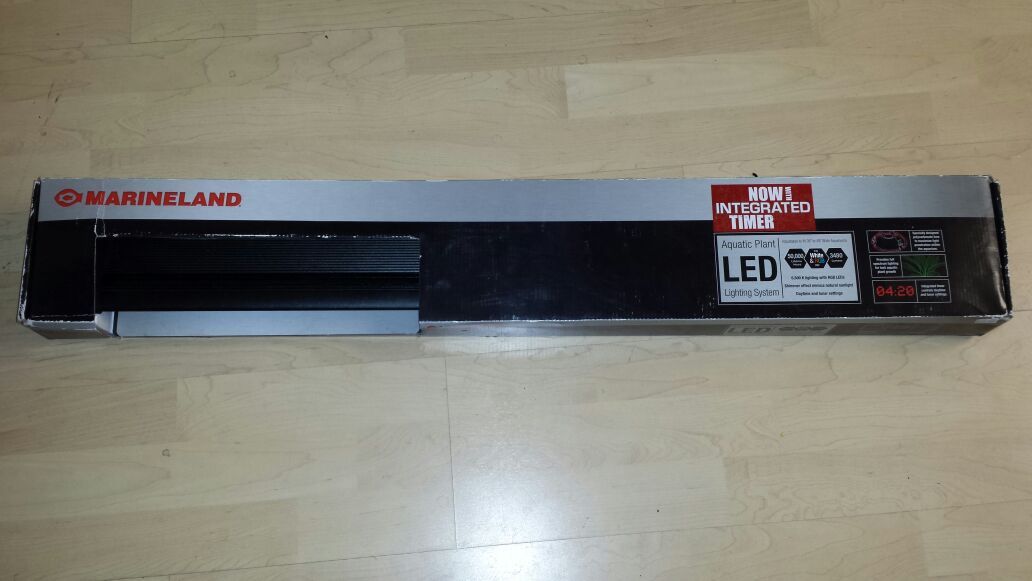 Marineland Aquatic Plant LED Light with Timer 36-48 Inch