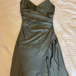 Olive Green Dress 