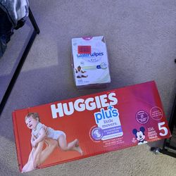 Baby Bundle – Huggies Size 5 + WaterWipes (Brand New) – NO SEPARATING 