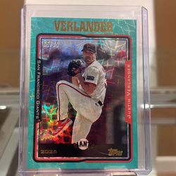 Justin Verlander 65/75! TOPPS Heritage 2025
