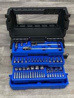 DieHard 131-Piece Tool Set – 1/4" 3/8" 1/2" Drives – 90-Tooth Ratchets (A1D027531)
