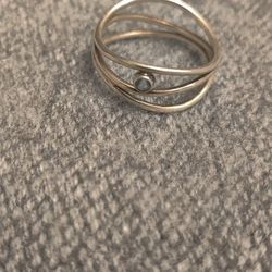 Tiffany & Co. Elsa Peretti 3 Three Row Wave Ring