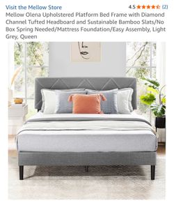 Queen Bed and 12 inch Hybrid Mattress