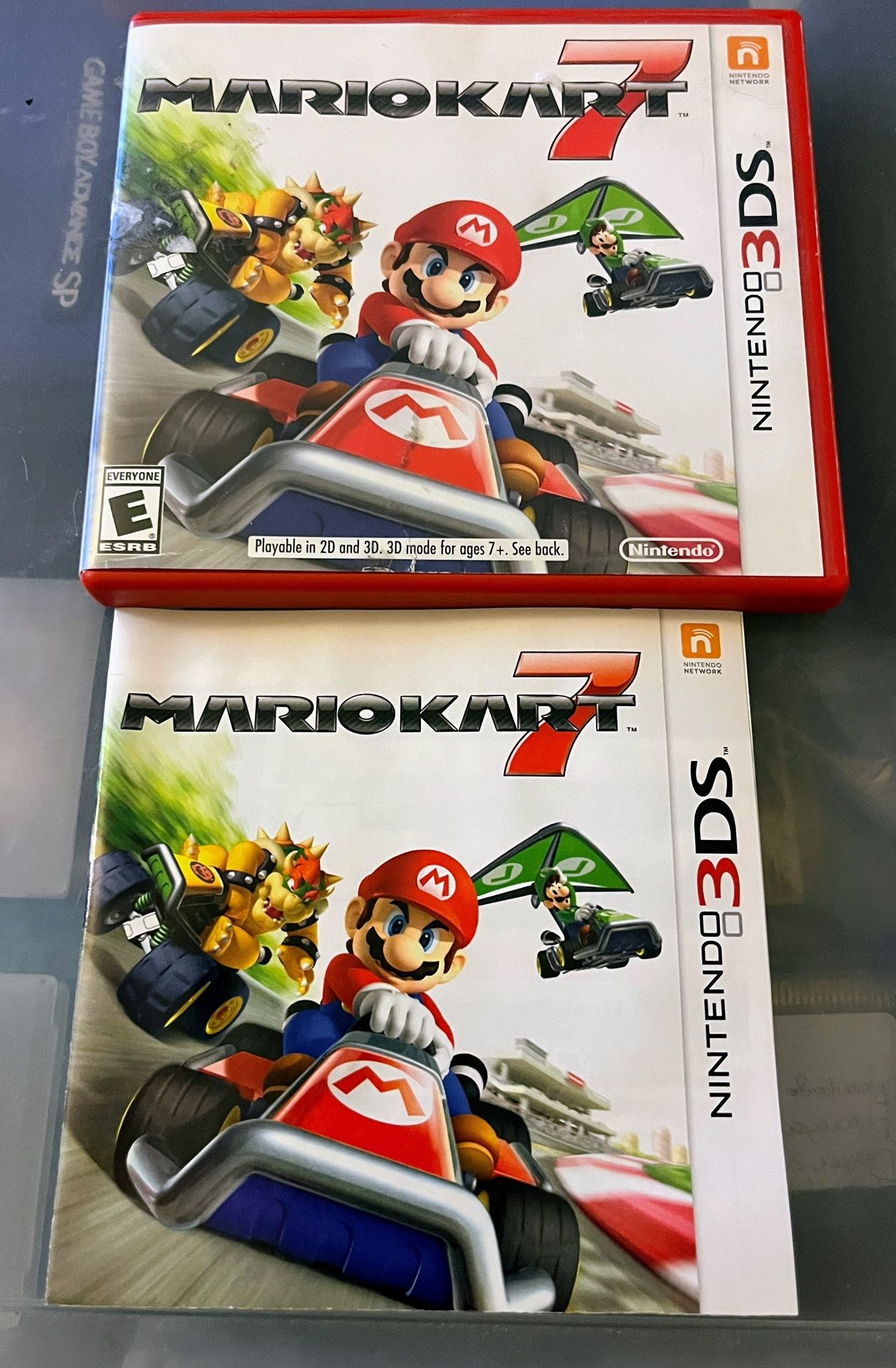 Mario Kart 7 - Nintendo 3DS. case and manual ONLY !!! No Game