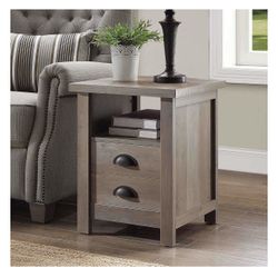 Better Homes and Gardens Granary Modern Farmhouse End Table, Multiple Finishes