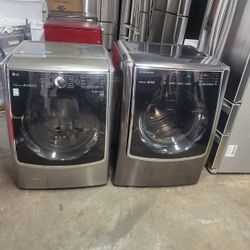 LG Washer & Electric Dryer (Semi New)