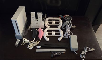 Wii Console and Wii Fit Board