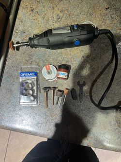 Dremel 100 with attachments