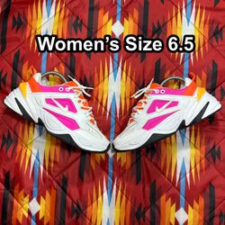Nike A03108-104 M2K Laser Fuchsia Athletic Shoes Women’s Size 6.5
