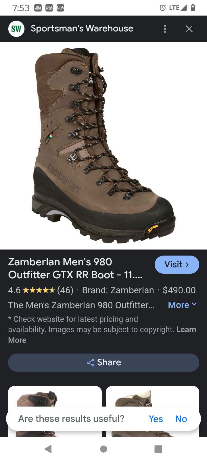 Zamberlan Hunting Boots