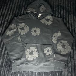 New Black Denim Tears Hoodie L