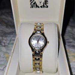 ANNE KLEIN
SILVER DIAL TWO-TONE LADIES WATCH 10-6777SVTT