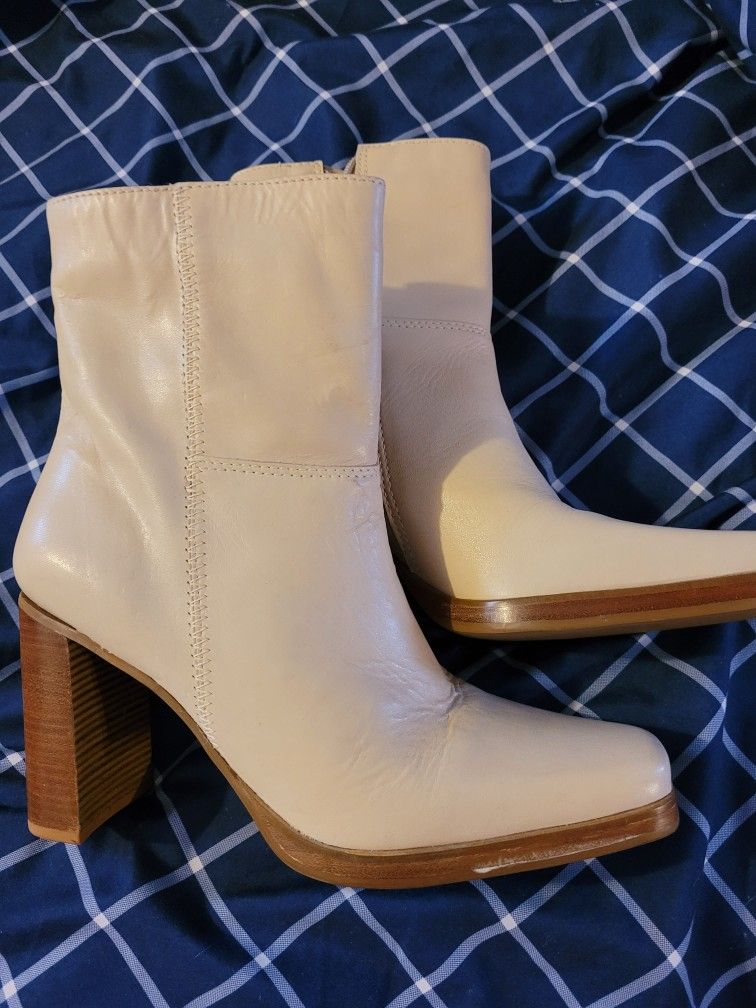 Candies Leather Boots - New - size 6.5