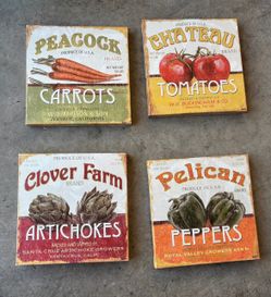 Produce canvas photos