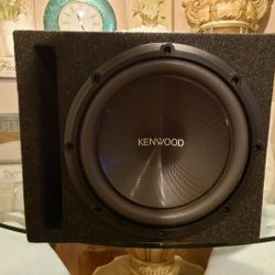 Brand New 12" Subwoofer With Vented Enclosure 