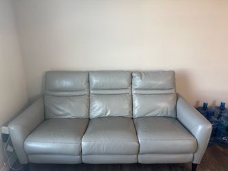 3 seat Leather Electric Recliner Sofa