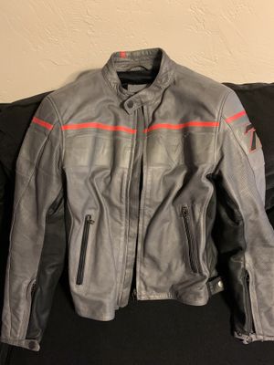 Photo Dainese Blackjack armored leather motorcycle jacket