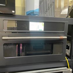 Cafe Smart Advantium Built in Microwave Black Stainless Steel