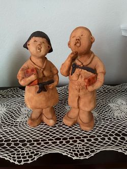 Korean Traditional School Children Figurines Set