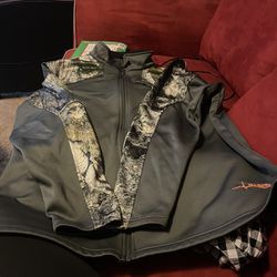 Men Habit Camouflage Jacket Xl