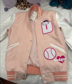 Los Angeles dodgers hello kitty jacket