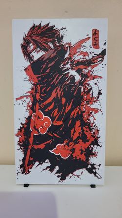 New 10" inch 3D Itachi Uchiha Wall Art