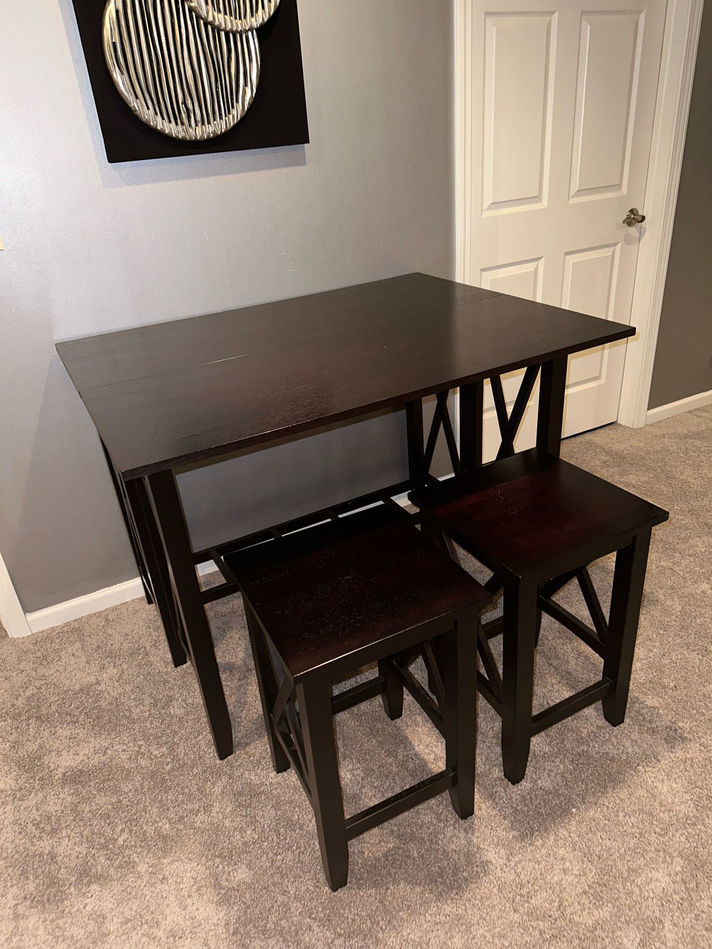 Pier One Kenzie Breakfast Table With Stools