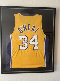 Framed Shaquille O’Neal Autographed Jersey