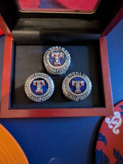 Texas Ranger Rings and Hats.
