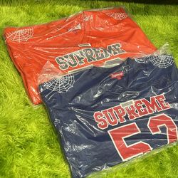 Supreme Spider Web Football Jersey 