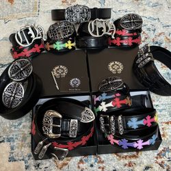 Chrome Leather belt 