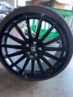 20” black rims