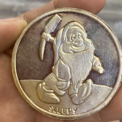 Walt Disney Sleepy 5 Ounce Silver Buy Sale Trade Rolex Watches Gold Scrap Coins 