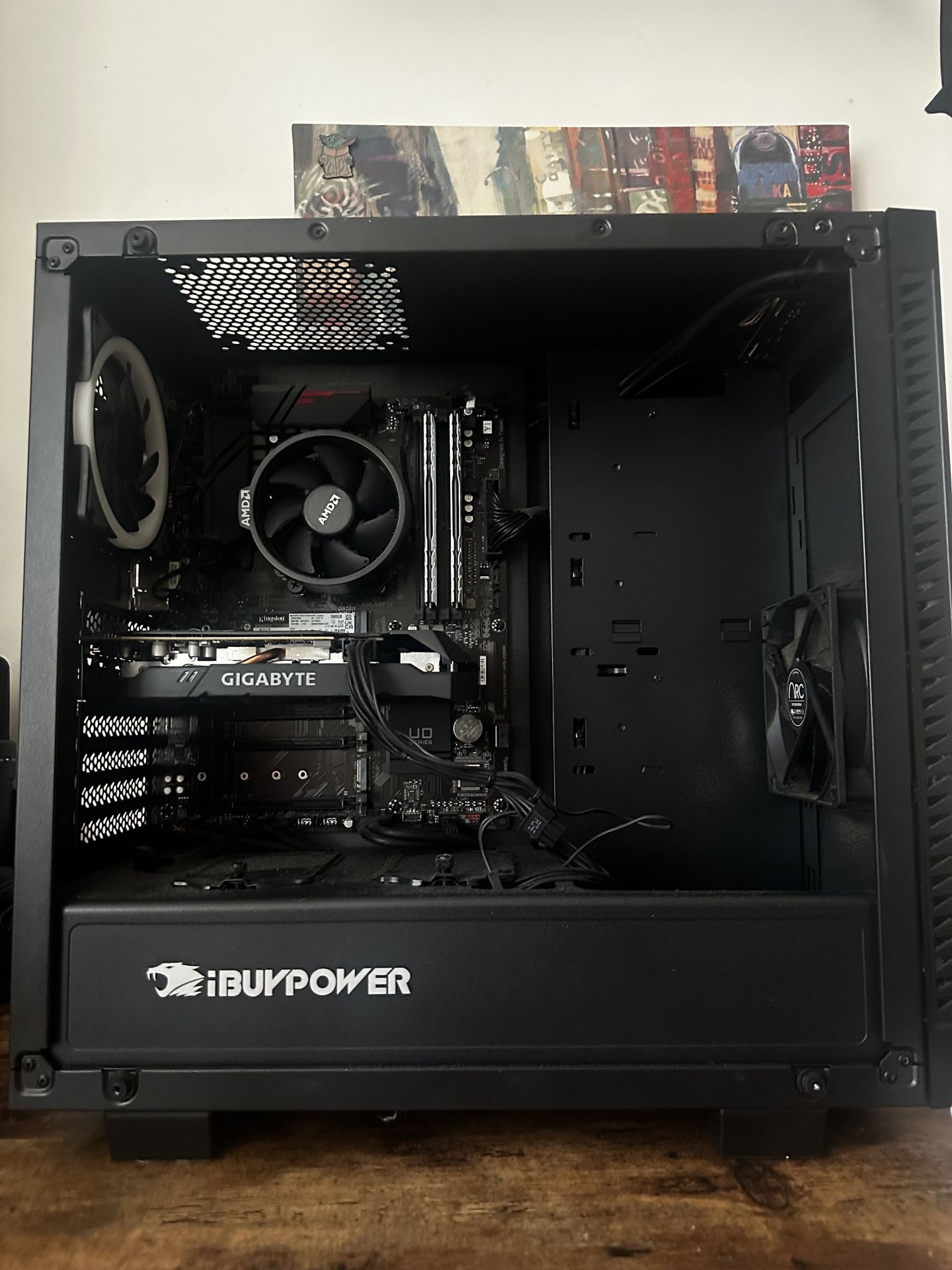 iBUYPOWER Gaming PC Desktop Gigabyte GPU Ryzen CPU